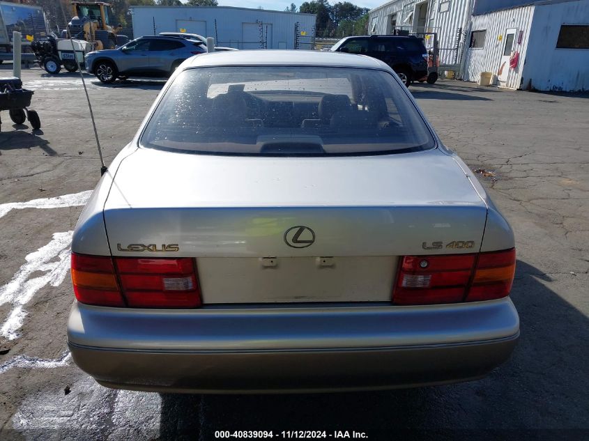 1997 Lexus Ls 400 Luxury Sdn Base (A4) VIN: JT8BH28F3V0079062 Lot: 40839094