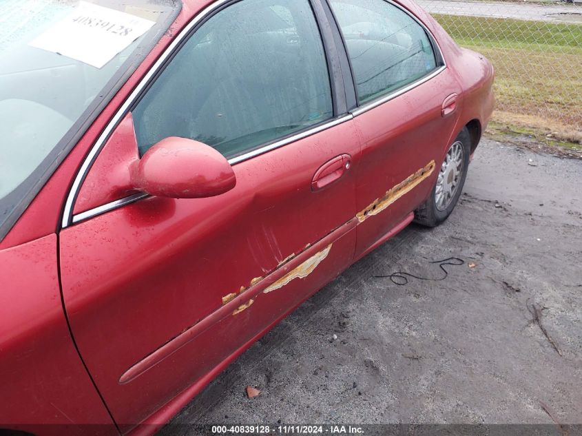 1998 Mercury Sable Gs/Ls VIN: 1MEFM50U9WA605604 Lot: 40839128