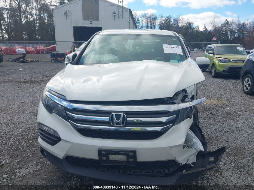 2018 Honda Pilot Ex-L VIN: 5FNYF6H55JB041392 Lot: 40839143