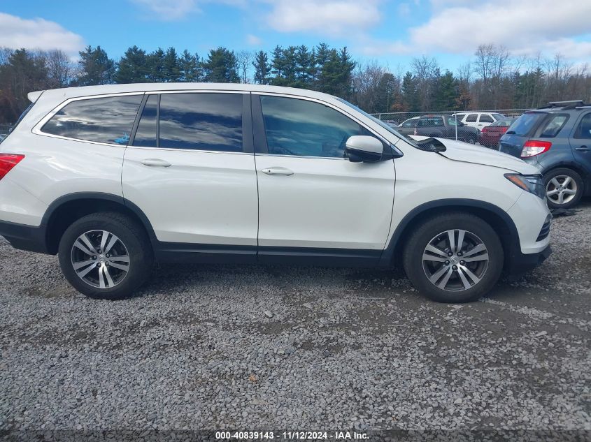 2018 Honda Pilot Ex-L VIN: 5FNYF6H55JB041392 Lot: 40839143