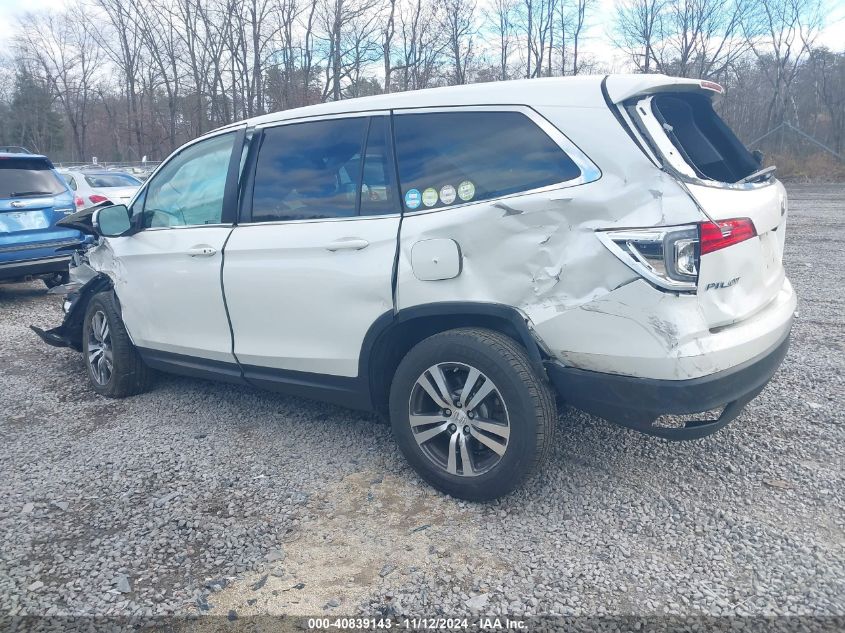 2018 Honda Pilot Ex-L VIN: 5FNYF6H55JB041392 Lot: 40839143