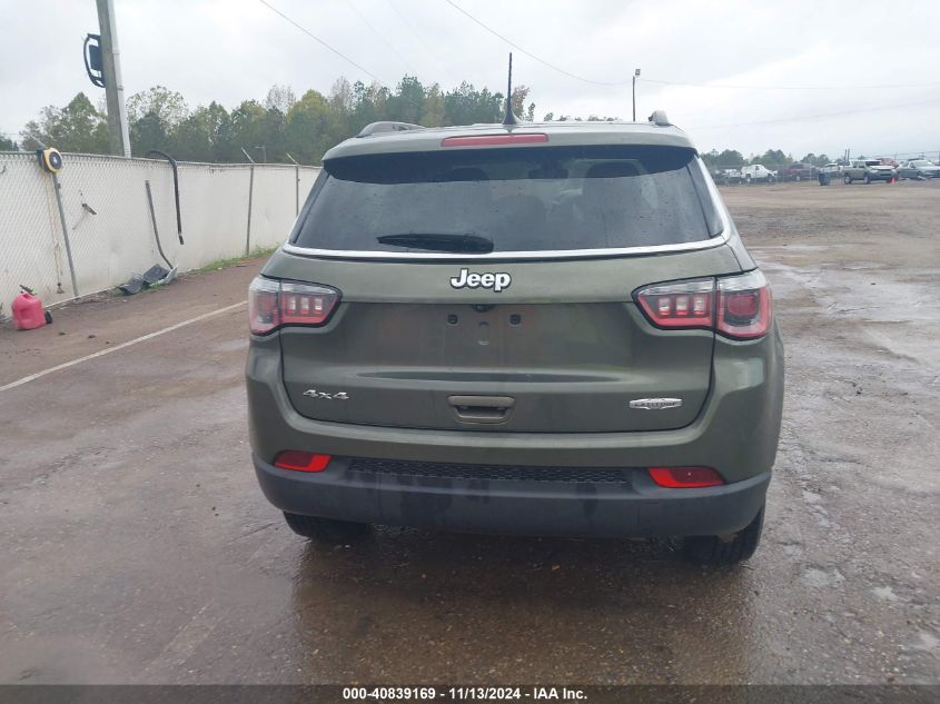 2018 Jeep Compass Latitude 4X4 VIN: 3C4NJDBB3JT283880 Lot: 40839169