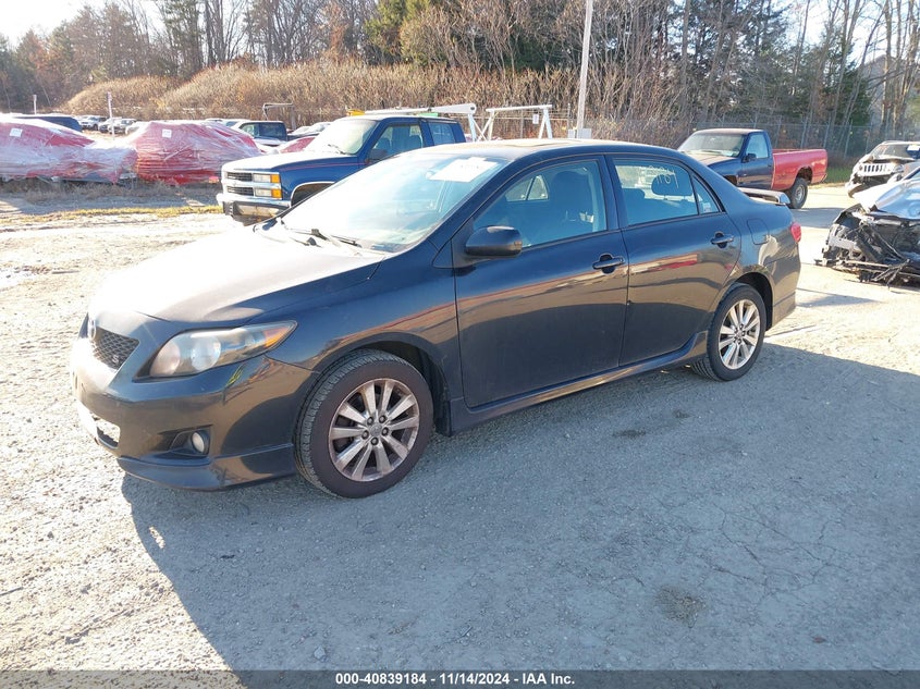 2009 TOYOTA COROLLA VIN: 1NXBU40E89Z084554