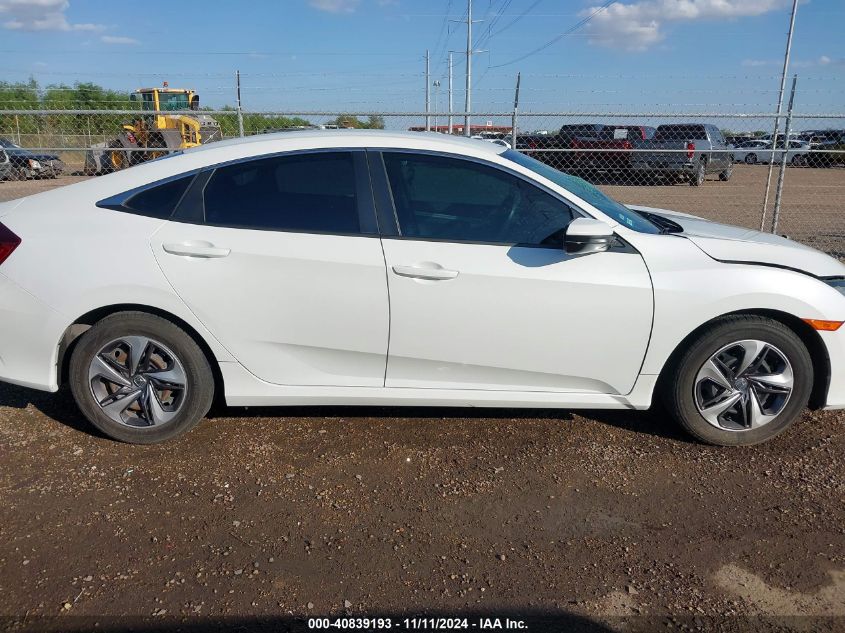 2019 Honda Civic Lx VIN: 19XFC2F60KE036774 Lot: 40839193