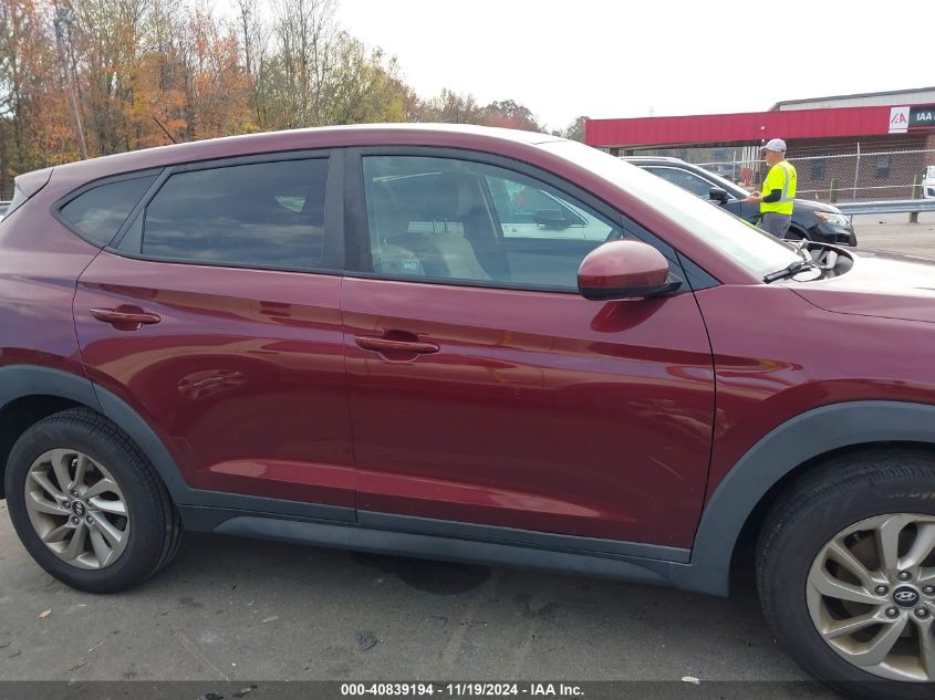 2018 Hyundai Tucson Se VIN: KM8J2CA40JU629006 Lot: 40839194