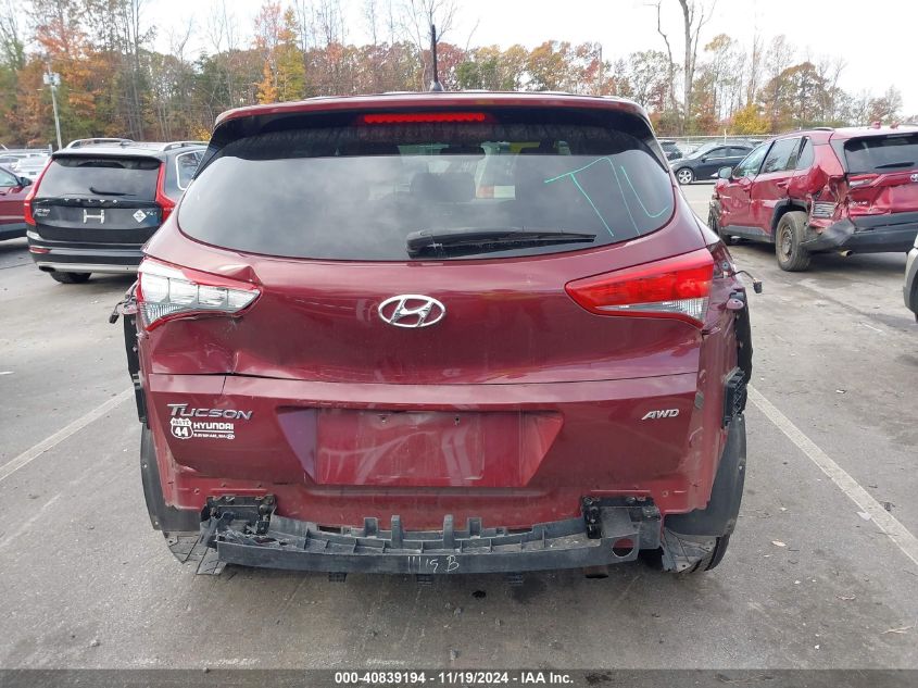 2018 Hyundai Tucson Se VIN: KM8J2CA40JU629006 Lot: 40839194