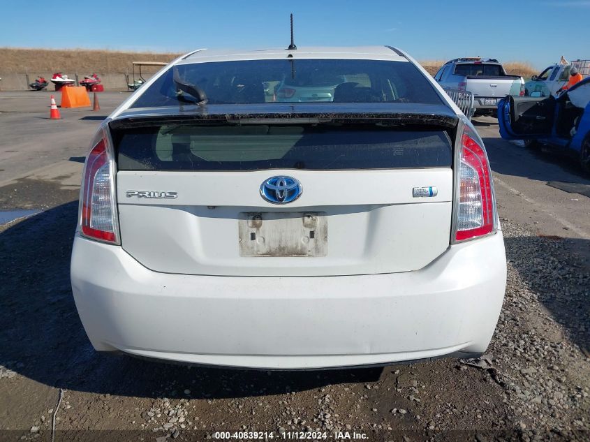 2015 Toyota Prius Two VIN: JTDKN3DU4F2003490 Lot: 40839214