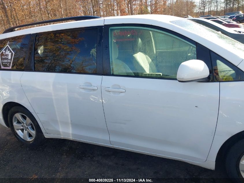 2014 Toyota Sienna Le V6 8 Passenger VIN: 5TDKK3DC3ES458127 Lot: 40839225