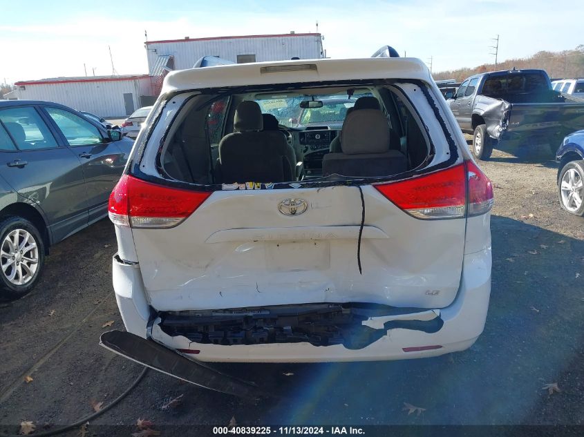 2014 Toyota Sienna Le V6 8 Passenger VIN: 5TDKK3DC3ES458127 Lot: 40839225