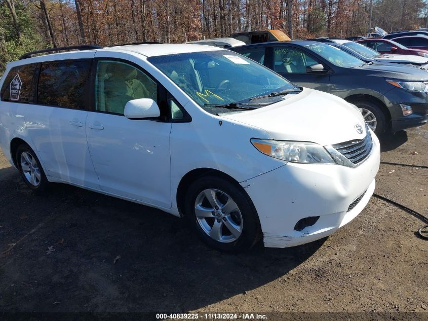 2014 Toyota Sienna Le V6 8 Passenger VIN: 5TDKK3DC3ES458127 Lot: 40839225