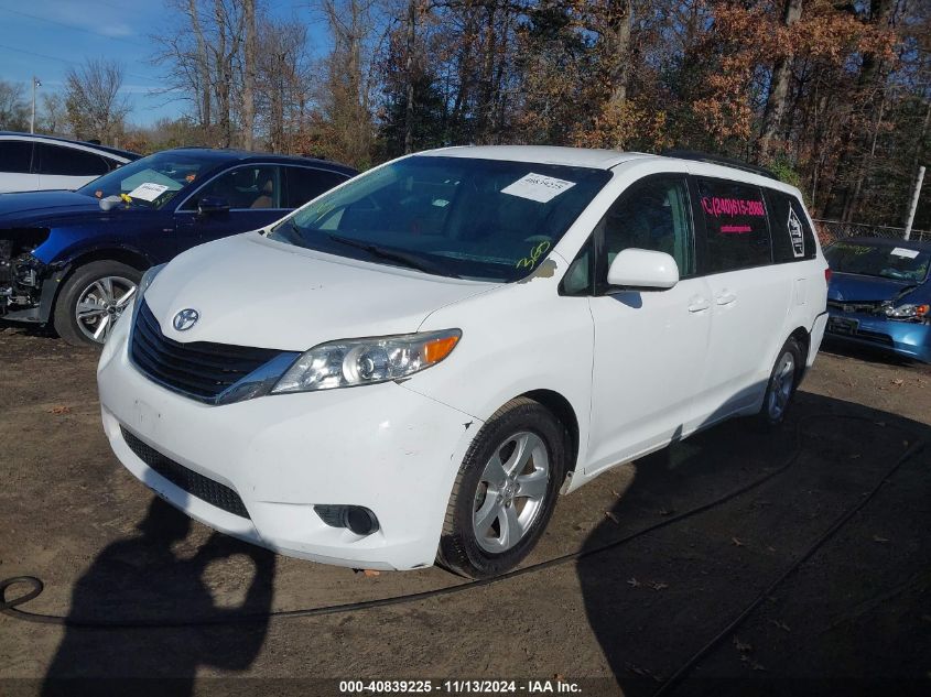 2014 Toyota Sienna Le V6 8 Passenger VIN: 5TDKK3DC3ES458127 Lot: 40839225