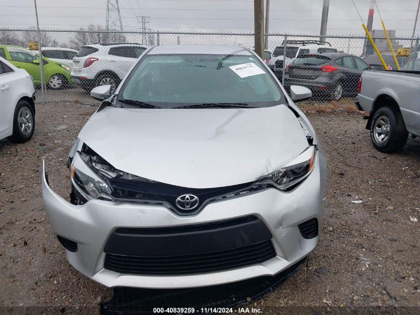 2016 Toyota Corolla L VIN: 2T1BURHE9GC589549 Lot: 40839259