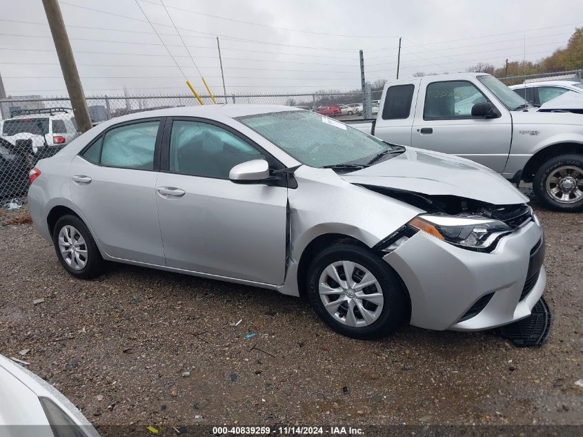 2016 Toyota Corolla L VIN: 2T1BURHE9GC589549 Lot: 40839259