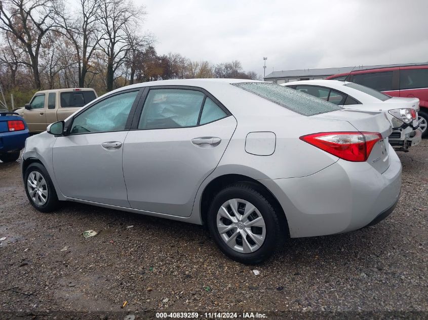 2016 Toyota Corolla L VIN: 2T1BURHE9GC589549 Lot: 40839259