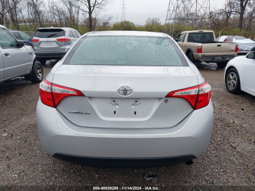 2016 Toyota Corolla L VIN: 2T1BURHE9GC589549 Lot: 40839259