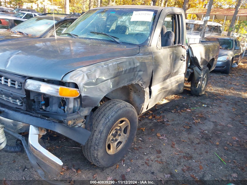 2001 Chevrolet Silverado 1500 Ls VIN: 1GCEK14T21E144325 Lot: 40839290