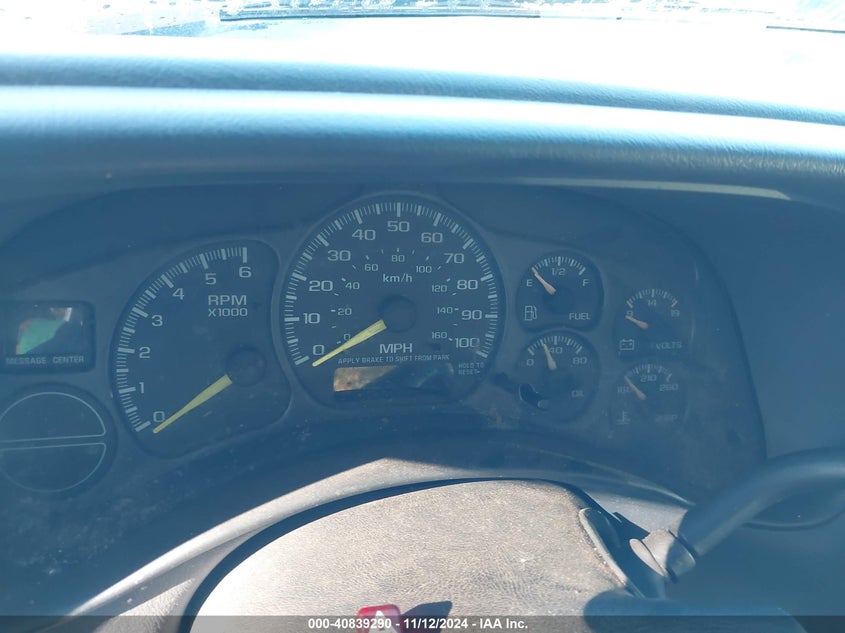 2001 Chevrolet Silverado 1500 Ls VIN: 1GCEK14T21E144325 Lot: 40839290