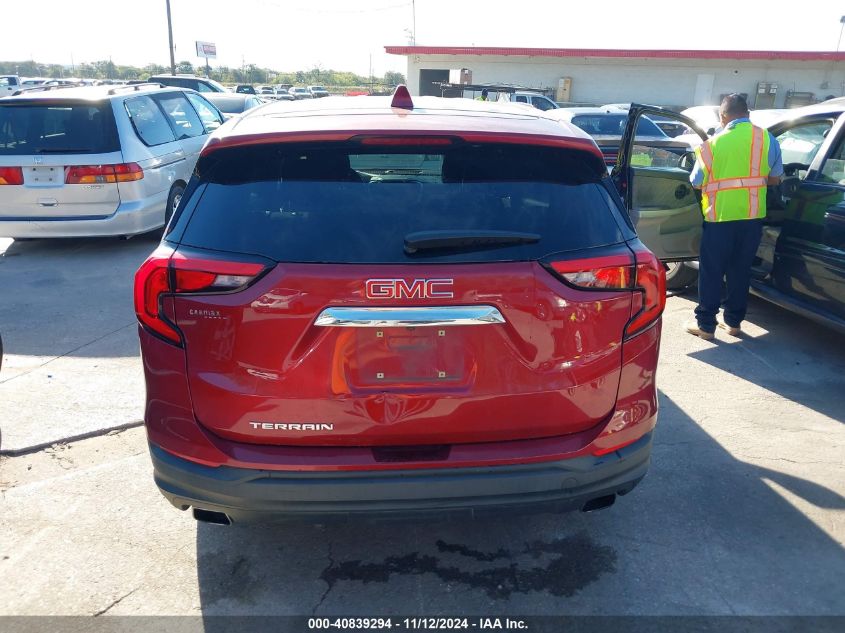 2018 GMC Terrain Sle VIN: 3GKALMEX4JL182531 Lot: 40839294