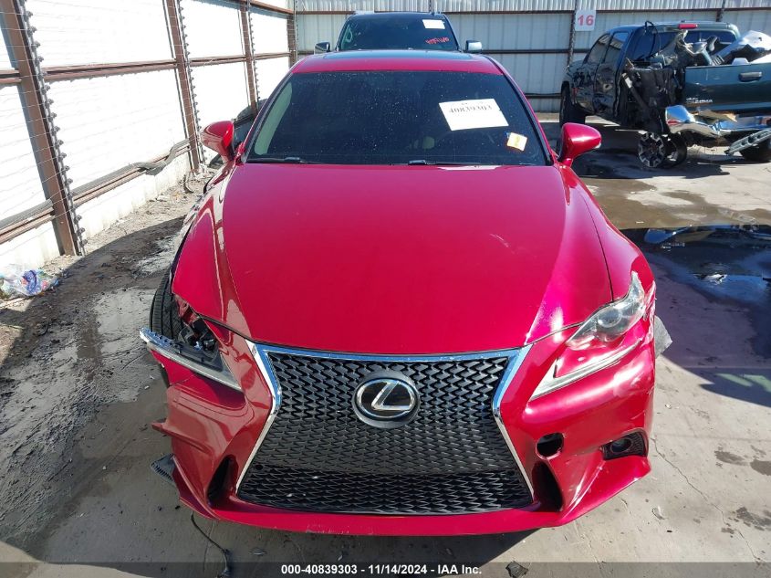 2014 Lexus Is 350 VIN: JTHBE1D24E5001768 Lot: 40839303