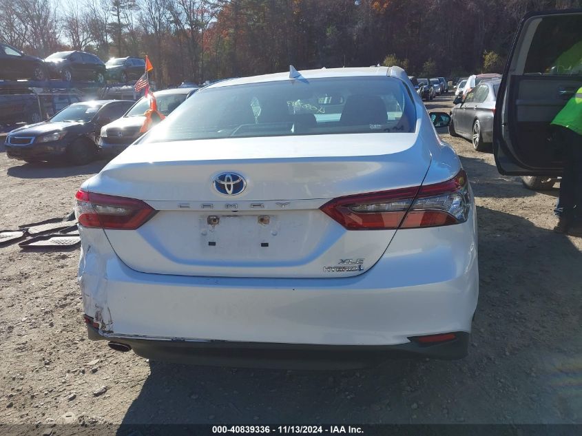 2022 Toyota Camry Xle Hybrid VIN: 4T1F31AK4NU599424 Lot: 40839336