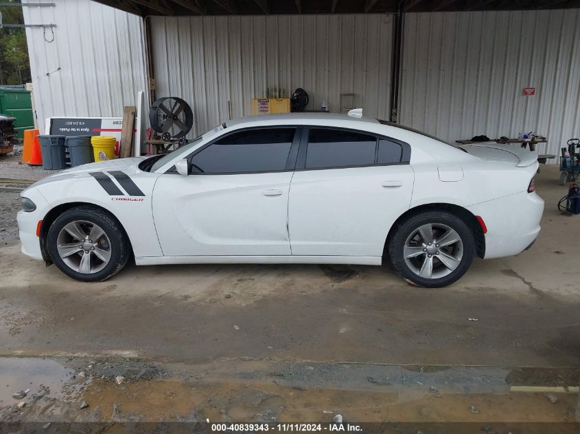 2016 Dodge Charger Sxt VIN: 2C3CDXHG4GH186955 Lot: 40839343