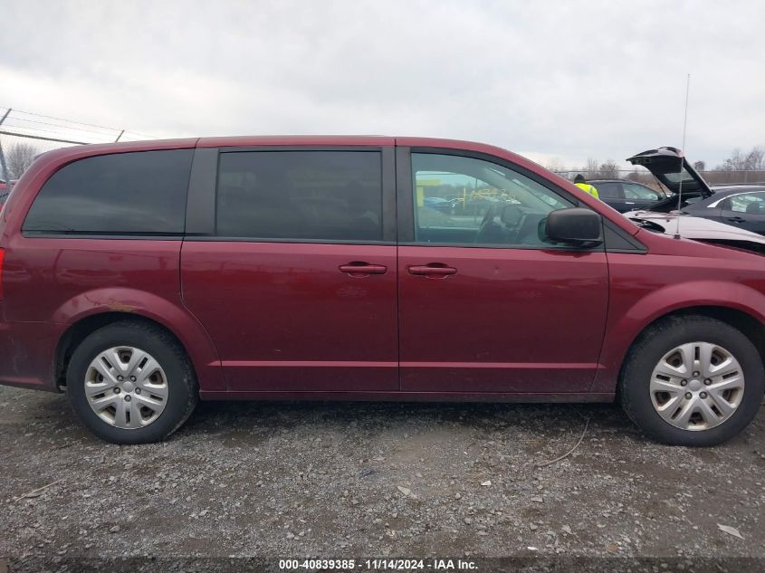 2018 Dodge Grand Caravan Se VIN: 2C4RDGBG8JR312833 Lot: 40839385