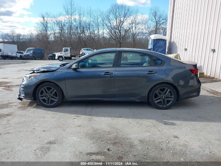 2020 Kia Forte Gt-Line VIN: 3KPF34AD6LE187962 Lot: 40839446