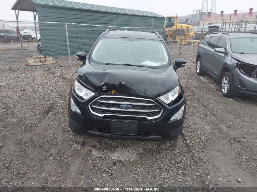 2022 Ford Ecosport Se VIN: MAJ6S3GL9NC469718 Lot: 40839450