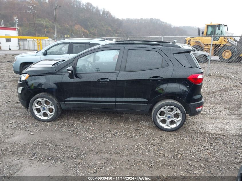 2022 Ford Ecosport Se VIN: MAJ6S3GL9NC469718 Lot: 40839450