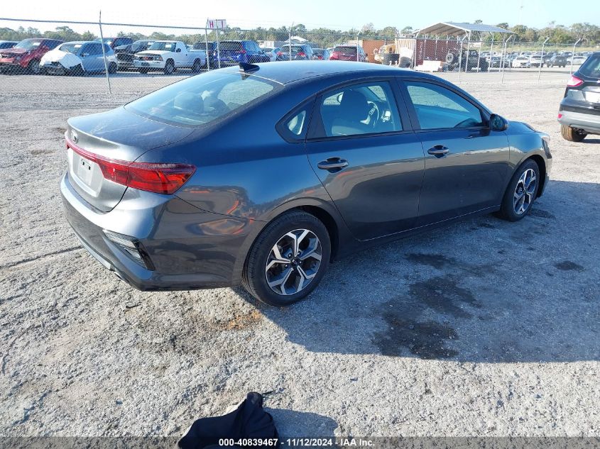 2021 Kia Forte Lxs VIN: 3KPF24AD7ME391674 Lot: 40839467