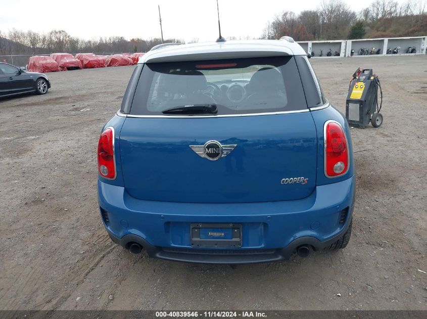 2012 Mini Cooper S Countryman VIN: WMWZC5C57CWL55961 Lot: 40839546