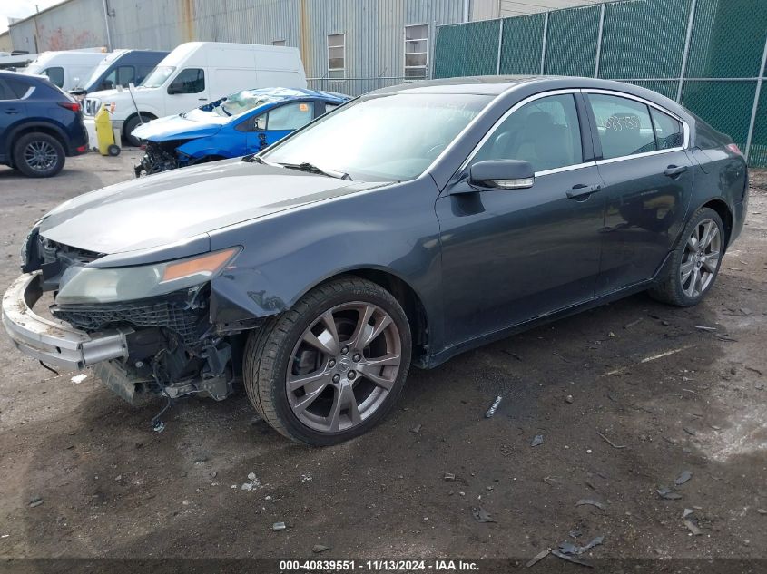 VIN 19UUA9F76DA004305 2013 ACURA TL no.2