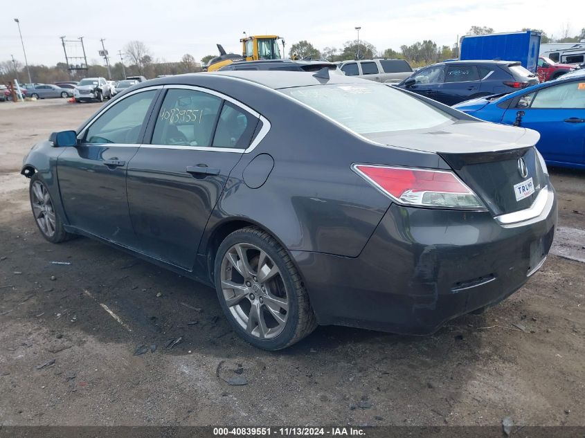 VIN 19UUA9F76DA004305 2013 ACURA TL no.3