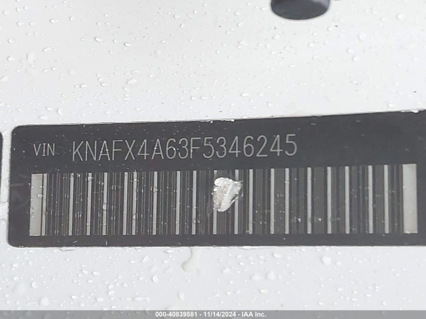 2015 KIA FORTE LX - KNAFX4A63F5346245