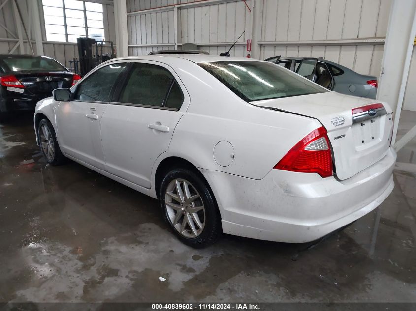 2010 Ford Fusion Sel VIN: 3FAHP0JA2AR201038 Lot: 40839602