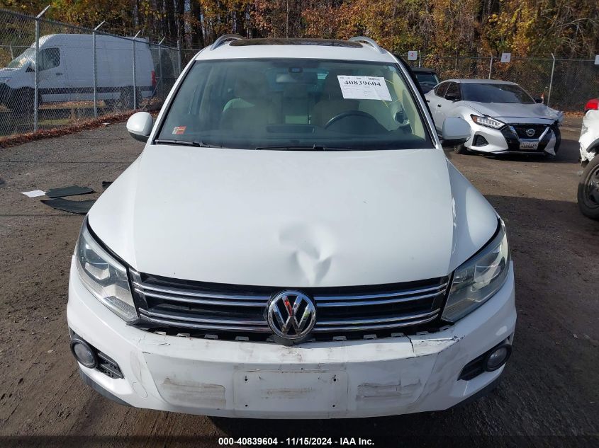 2016 Volkswagen Tiguan Se VIN: WVGBV7AX2GW552925 Lot: 40839604