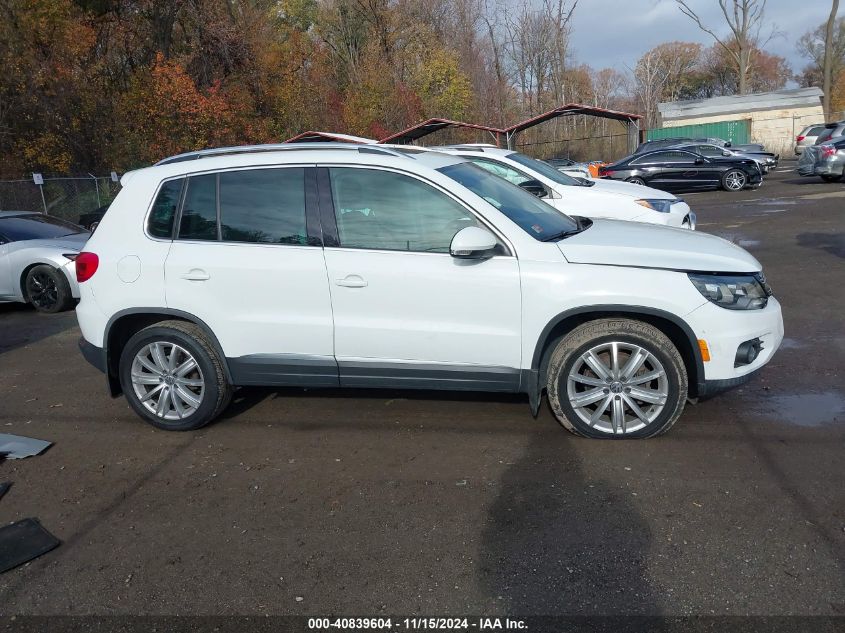 2016 Volkswagen Tiguan Se VIN: WVGBV7AX2GW552925 Lot: 40839604