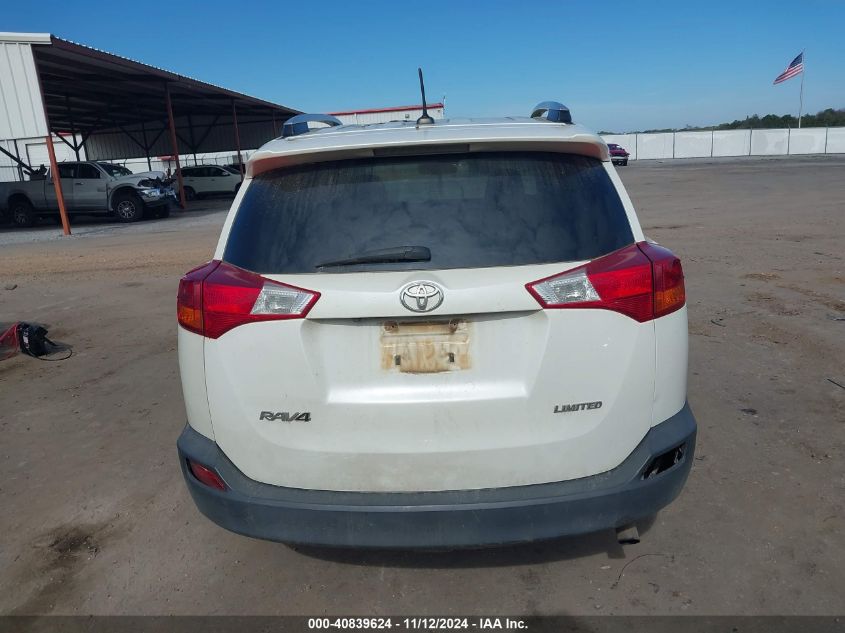 2015 Toyota Rav4 Limited VIN: 2T3YFREV5FW192028 Lot: 40839624