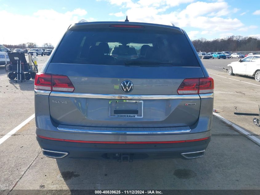 2022 Volkswagen Atlas 3.6L V6 Sel VIN: 1V2BR2CA7NC509828 Lot: 40839625