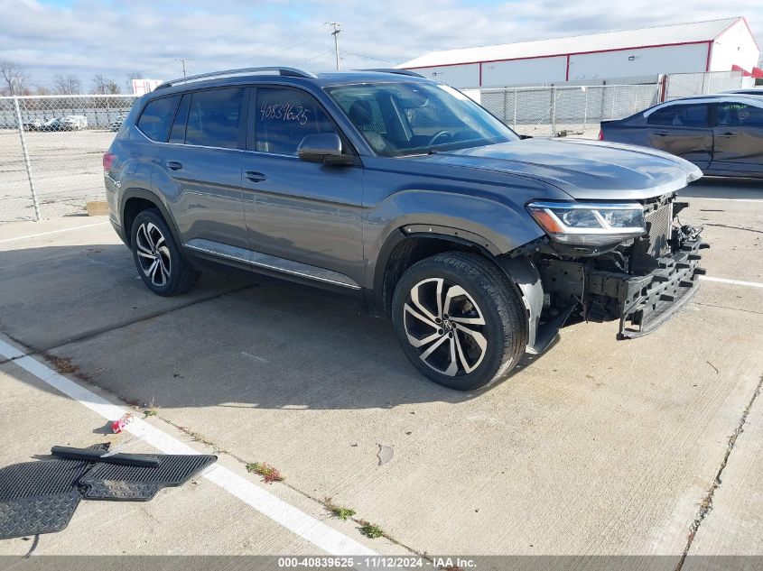 2022 Volkswagen Atlas 3.6L V6 Sel VIN: 1V2BR2CA7NC509828 Lot: 40839625