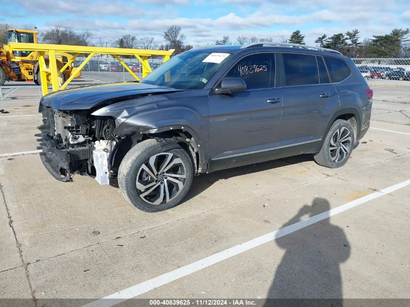 2022 Volkswagen Atlas 3.6L V6 Sel VIN: 1V2BR2CA7NC509828 Lot: 40839625