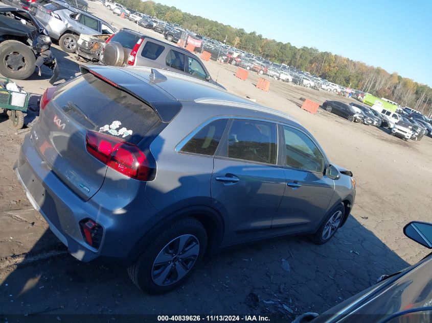 2022 Kia Niro Lx VIN: KNDCB3LC2N5540460 Lot: 40839626