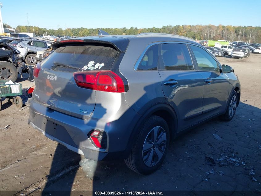 2022 Kia Niro Lx VIN: KNDCB3LC2N5540460 Lot: 40839626