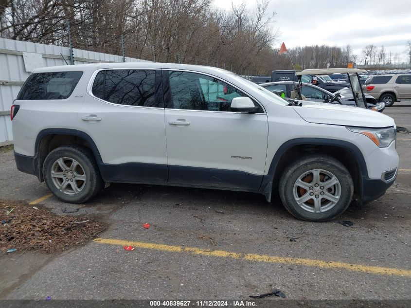 2017 GMC Acadia Sle-1 VIN: 1GKKNRLA8HZ163560 Lot: 40839627