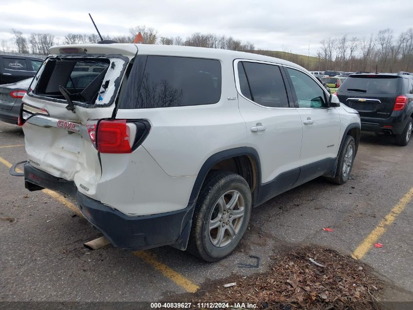 2017 GMC Acadia Sle-1 VIN: 1GKKNRLA8HZ163560 Lot: 40839627