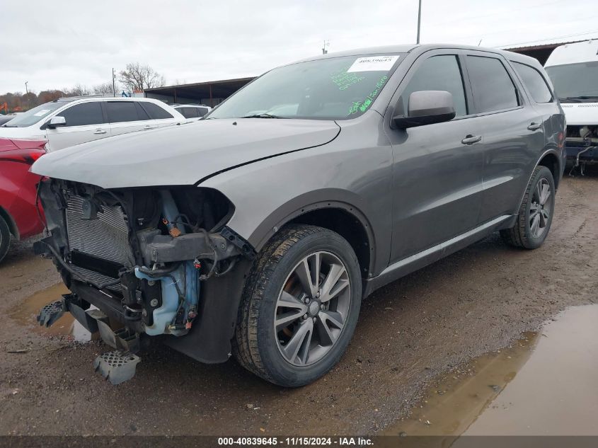 2013 Dodge Durango Sxt VIN: 1C4RDHAG0DC575063 Lot: 40839645