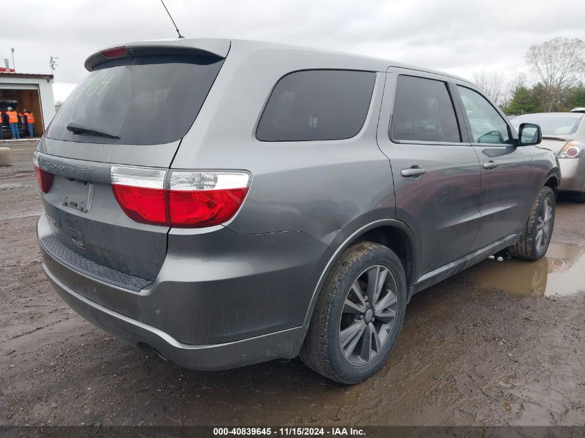 2013 Dodge Durango Sxt VIN: 1C4RDHAG0DC575063 Lot: 40839645