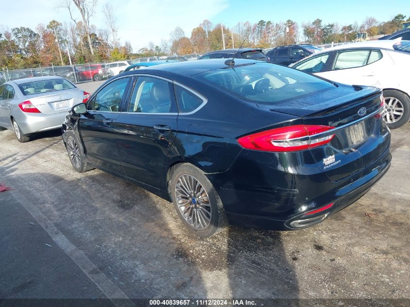 2017 FORD FUSION TITANIUM - 3FA6P0K93HR116392