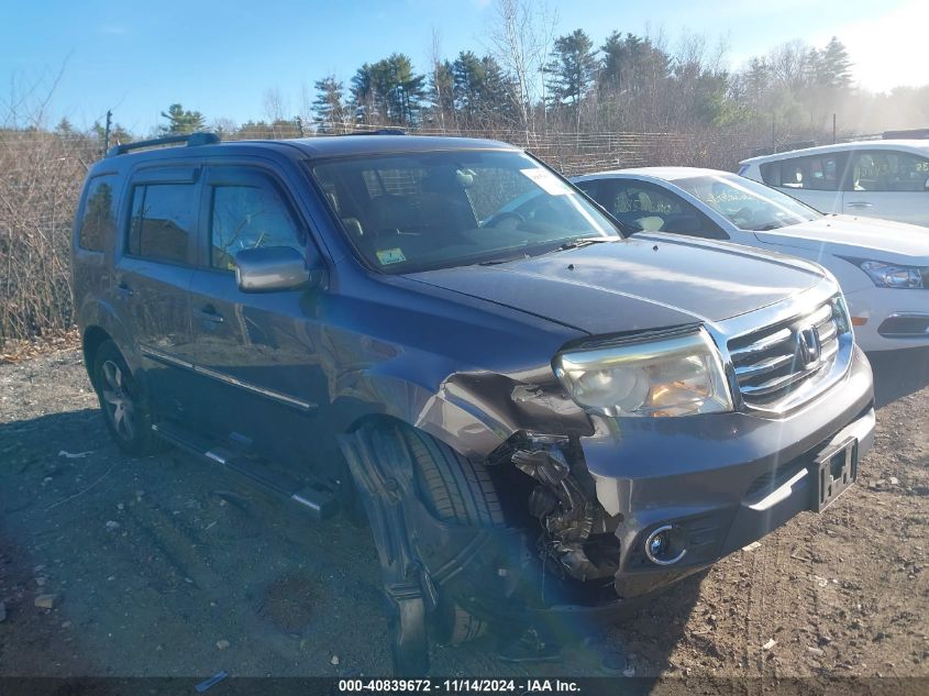 2015 Honda Pilot Touring VIN: 5FNYF4H91FB027472 Lot: 40839672