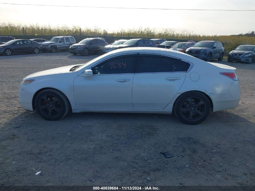 2011 Acura Tl 3.7 VIN: 19UUA9F58BA001658 Lot: 40839684